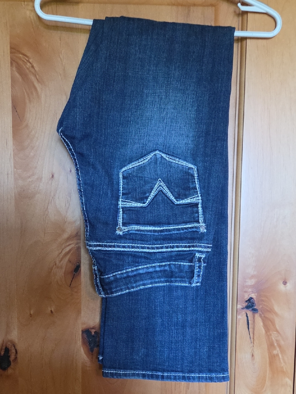 Womens Rock & Roll Riding 30x36 Dark Jeans EUC
